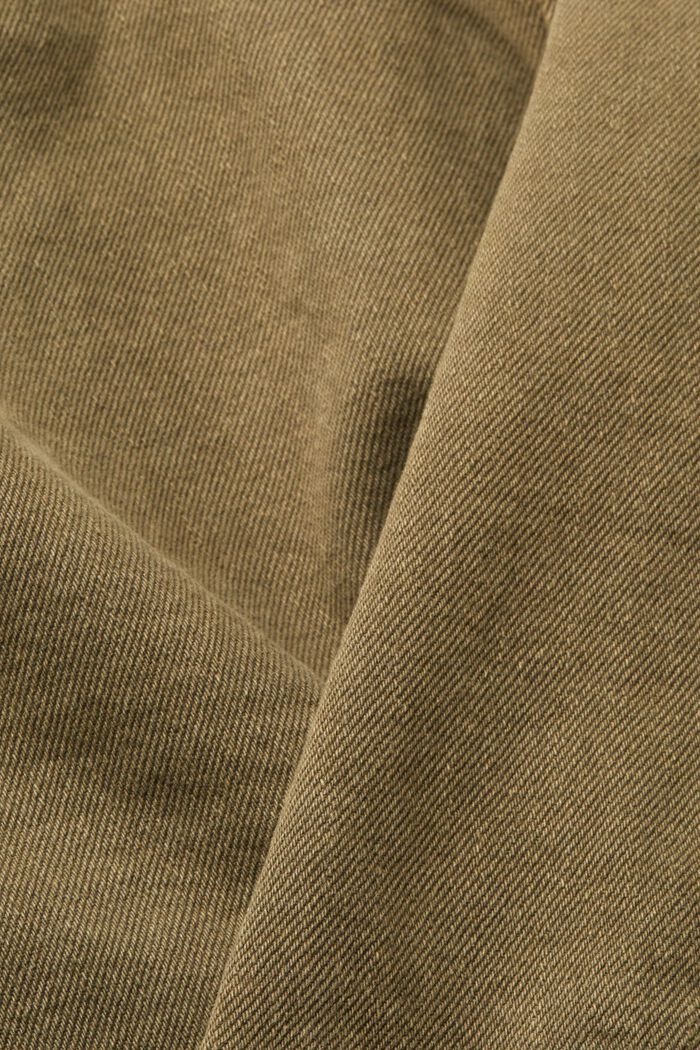 Shorts tagliati in denim, KHAKI GREEN, detail image number 6