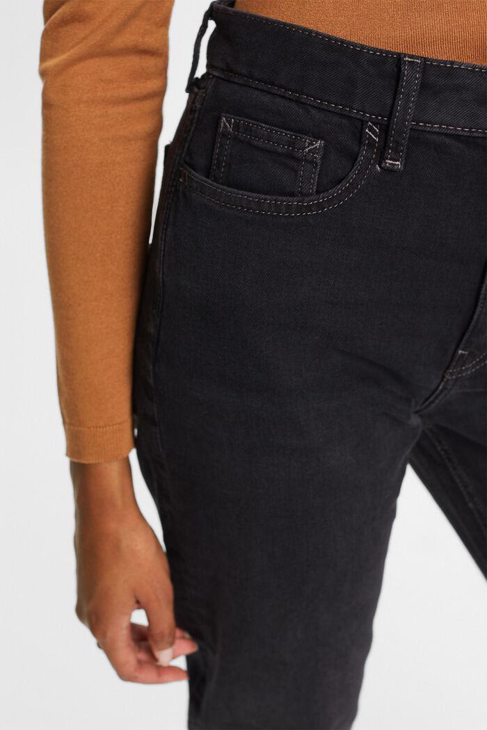 Riciclato: Jeans classici dal look rétro, BLACK DARK WASHED, detail image number 2