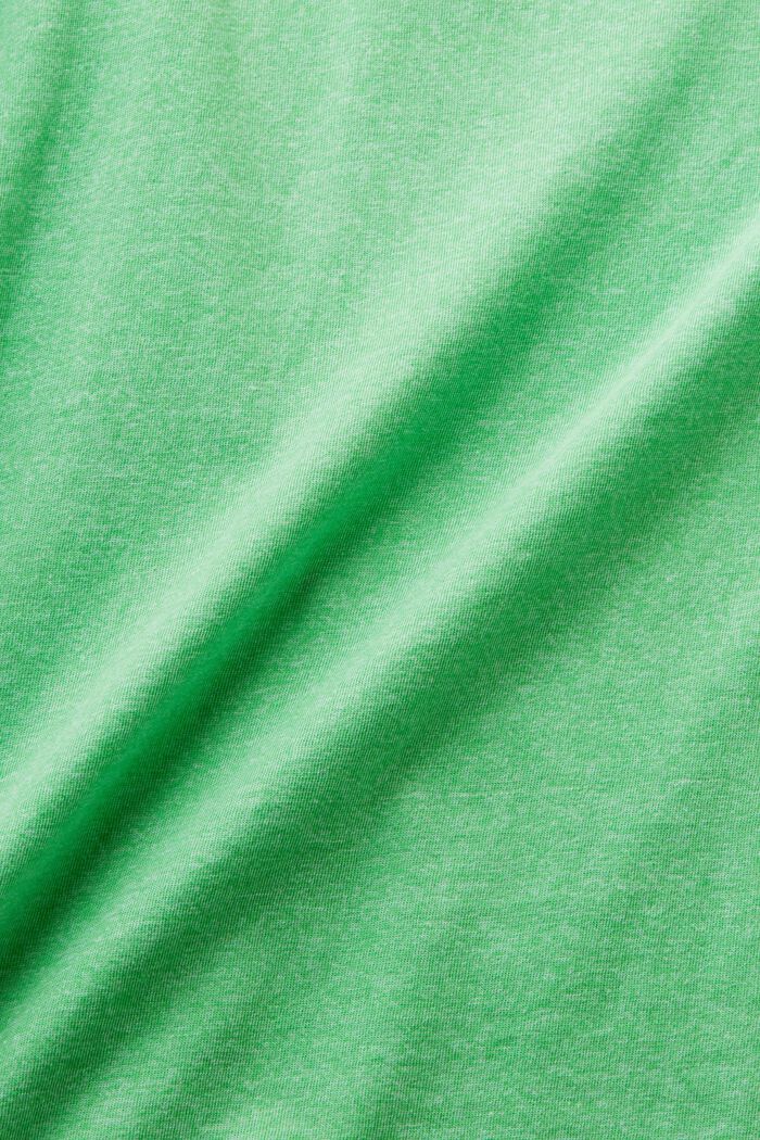 T-shirt melangiata, CITRUS GREEN, detail image number 4