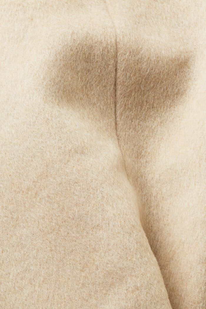 Riciclato: cappotto in misto lana con cachemire, SAND, detail image number 4
