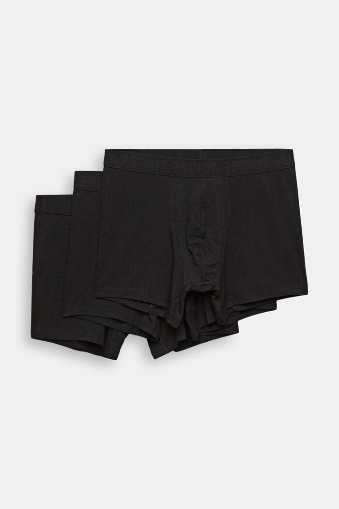 Shorts da uomo lunghi in cotone elasticizzato, confezione multipla