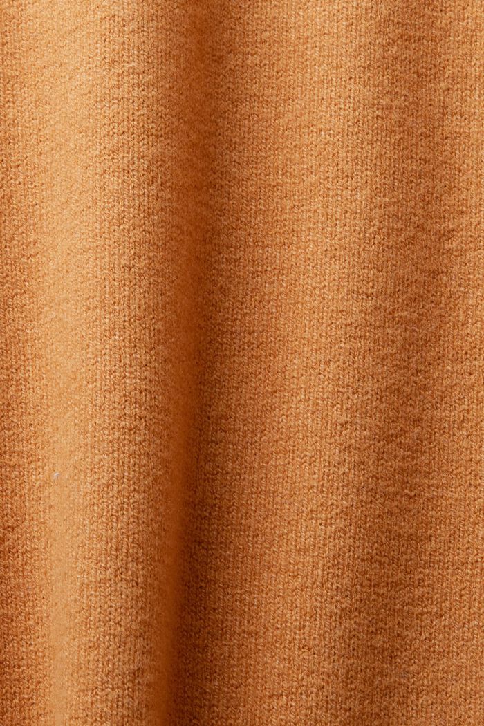 Abito in maglia a lupetto, NEW CARAMEL, detail image number 5