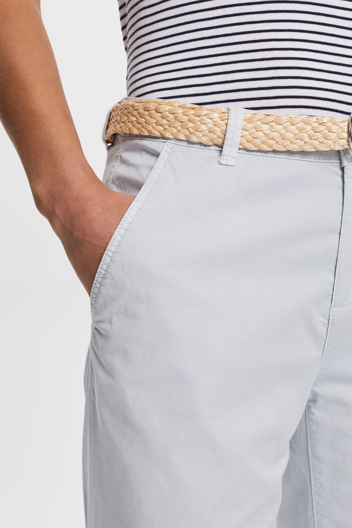 Pantaloni chino con cintura, LIGHT BLUE, detail image number 2