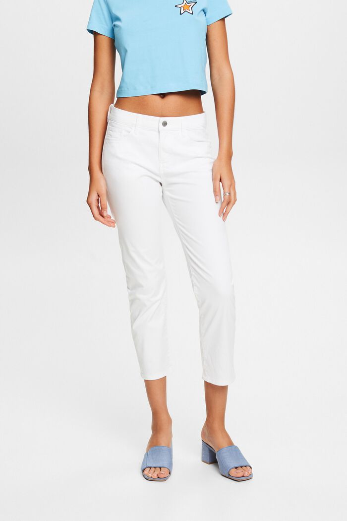 Pantaloni Capri, WHITE, detail image number 0