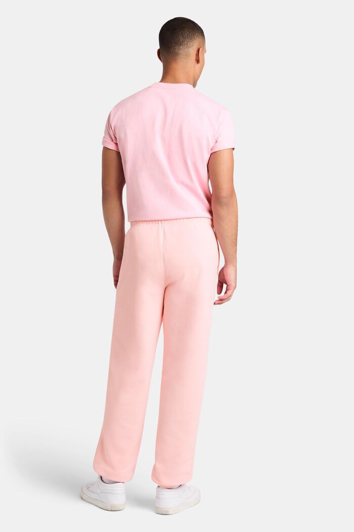 Pantaloni della tuta con logo in pile di cotone, unisex, LIGHT PINK, detail image number 3