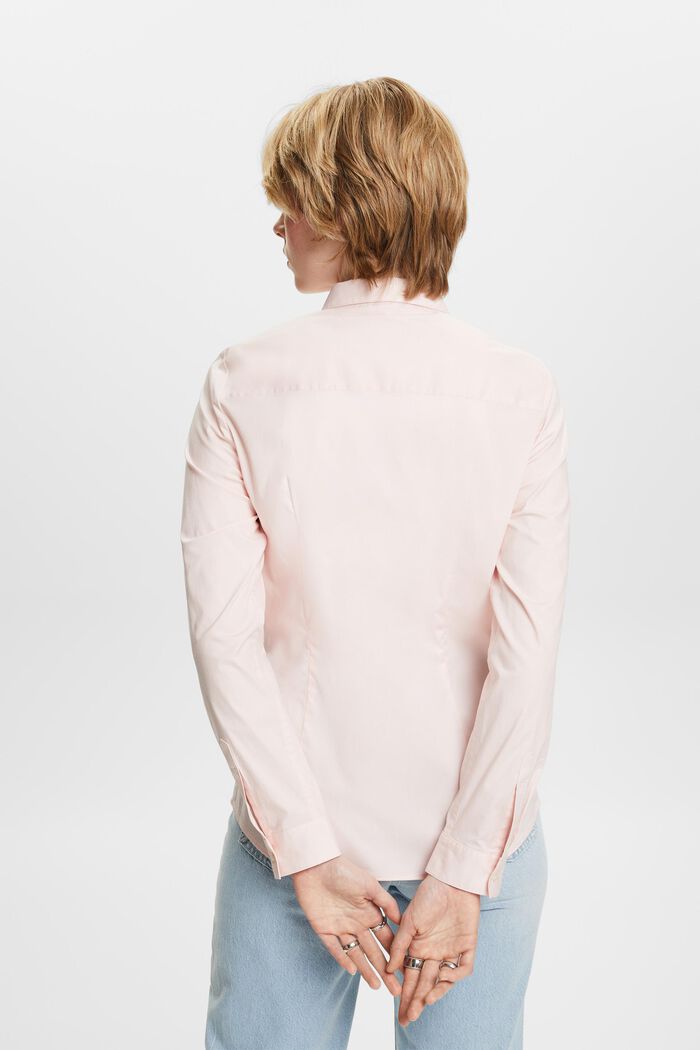 Camicia in popeline a maniche lunghe, LIGHT PINK, detail image number 3