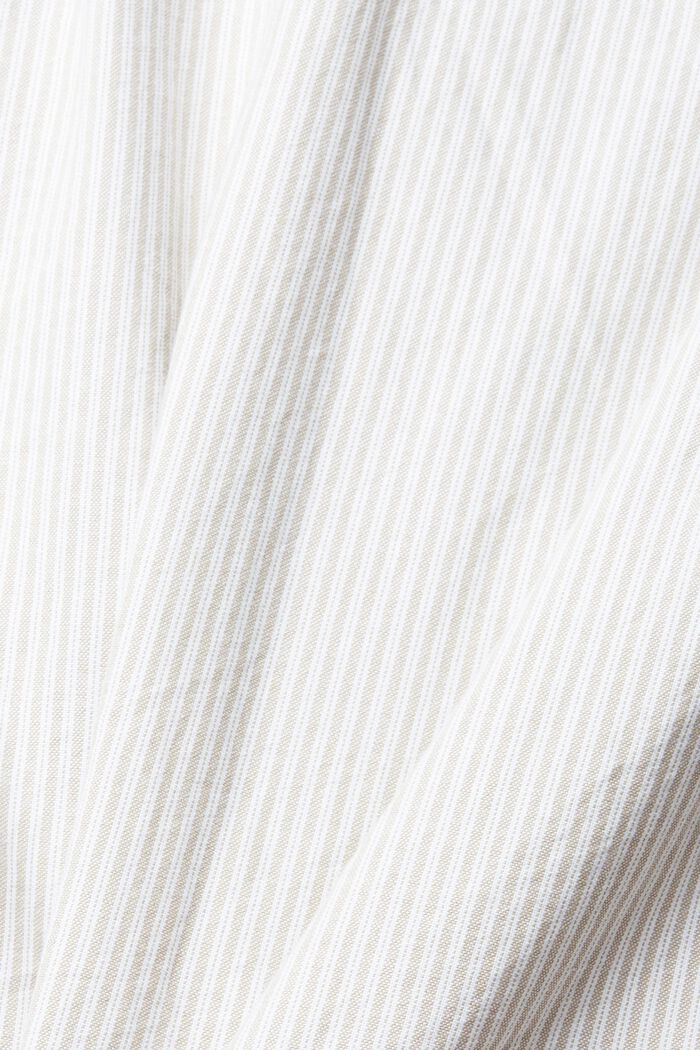 Camicia a righe, PALE KHAKI, detail image number 6