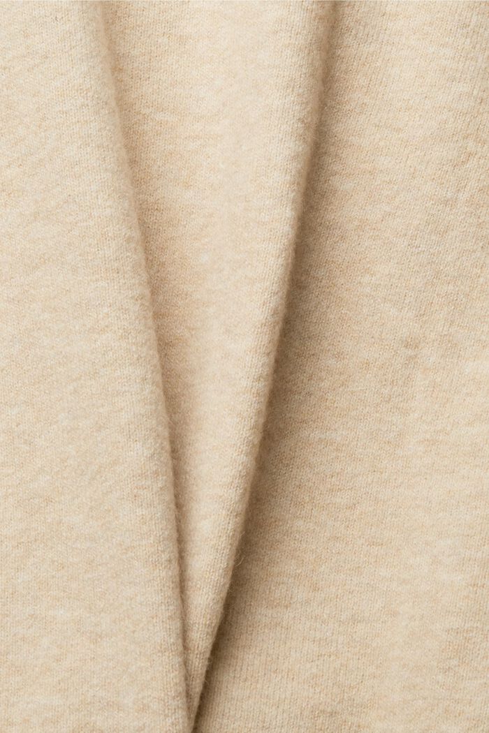 Pullover dolcevita, 100% cotone, BLACK, detail image number 1