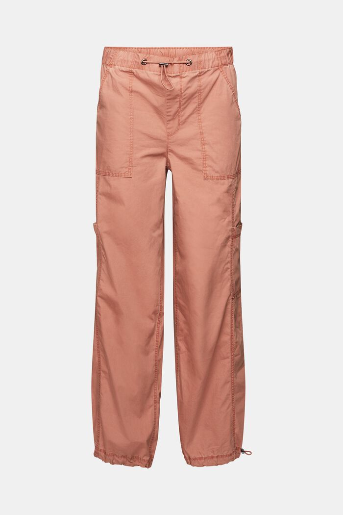 Pantaloni cargo, 100% cotone, TERRACOTTA, detail image number 7