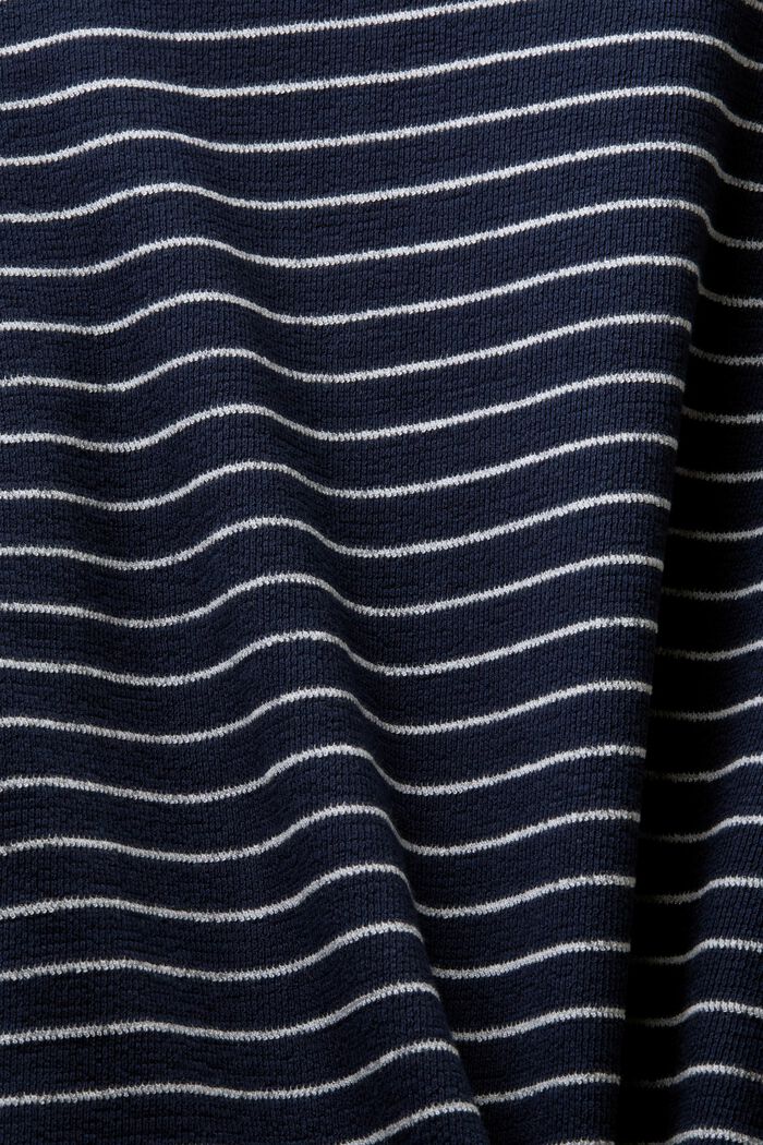 Maglia a maniche lunghe con motivo a righe, NAVY, detail image number 5