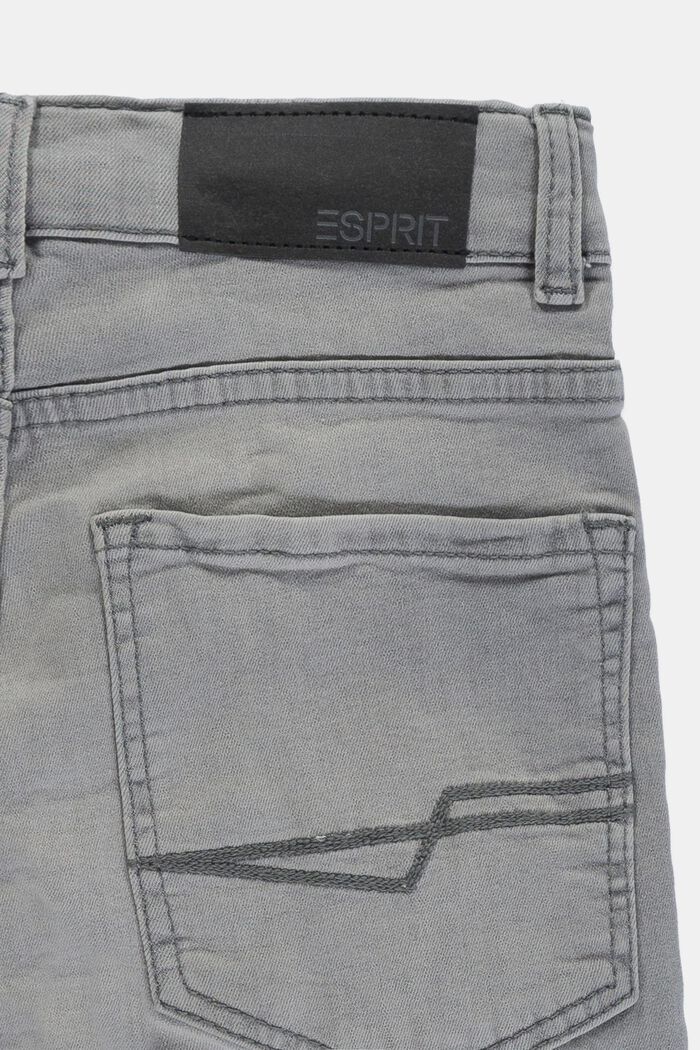 Jeans elasticizzati con cintura regolabile, GREY MEDIUM WASHED, detail image number 2