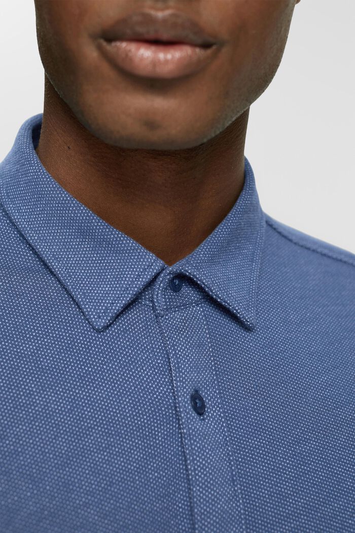 Camicia bicolore, DARK BLUE, detail image number 0