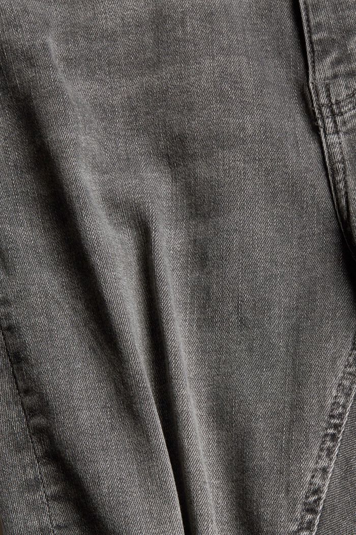 Jeans stretch con effetto slavato, GREY MEDIUM WASHED, detail image number 4