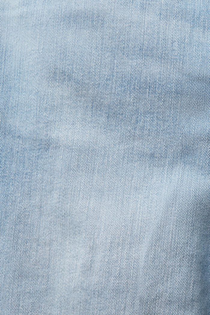 Jeans skinny a vita alta, BLUE BLEACHED, detail image number 5