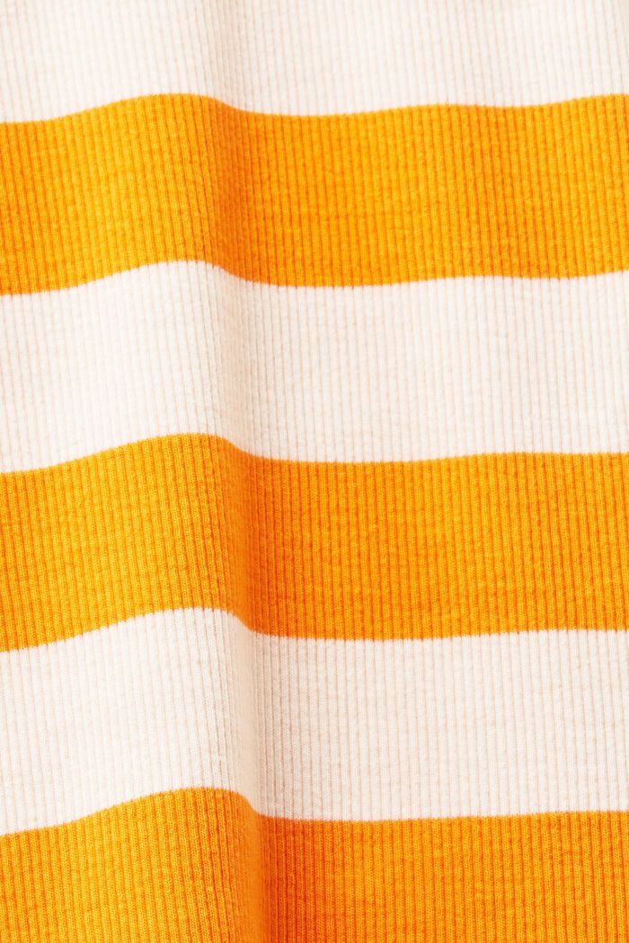 Canotta con logo a righe, RED ORANGE, detail image number 4