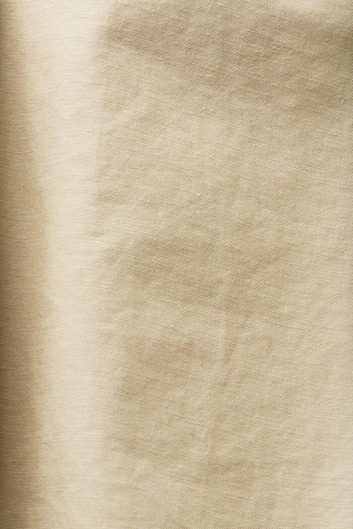 Pantaloni cargo in twill di cotone, SAND, detail image number 6