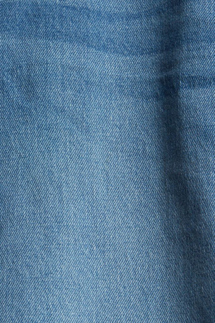 Shorts in jeans di cotone, BLUE BLEACHED, detail image number 1