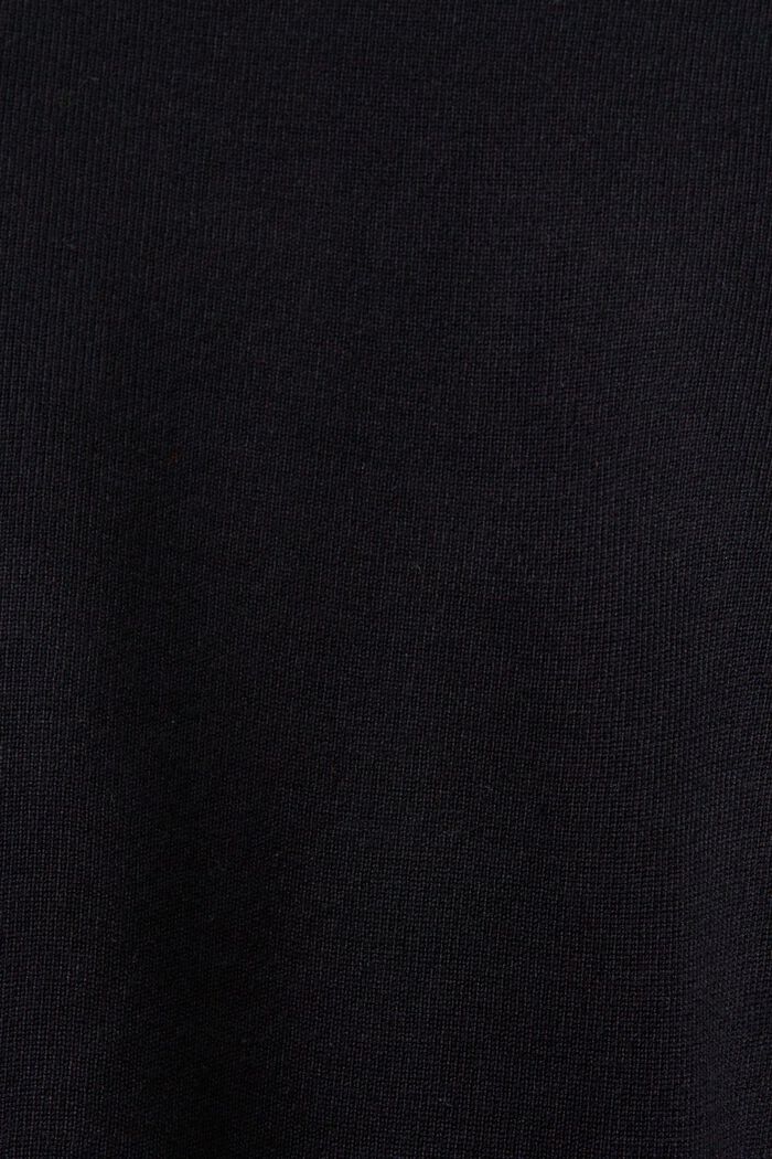 Pullover girocollo a righe, BLACK, detail image number 6