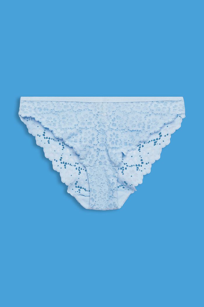 Slip cheeky in pizzo, PASTEL BLUE, detail image number 4