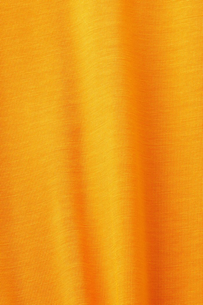 Top a maniche lunghe in jersey, GOLDEN ORANGE, detail image number 5