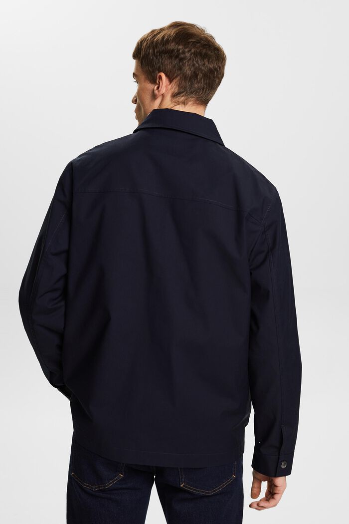 Overshirt in twill, NAVY, detail image number 3