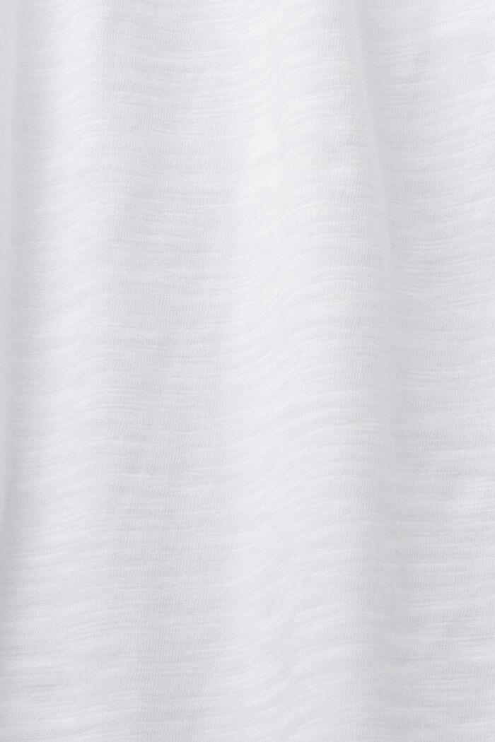 T-shirt svasata, 100% cotone, WHITE, detail image number 5