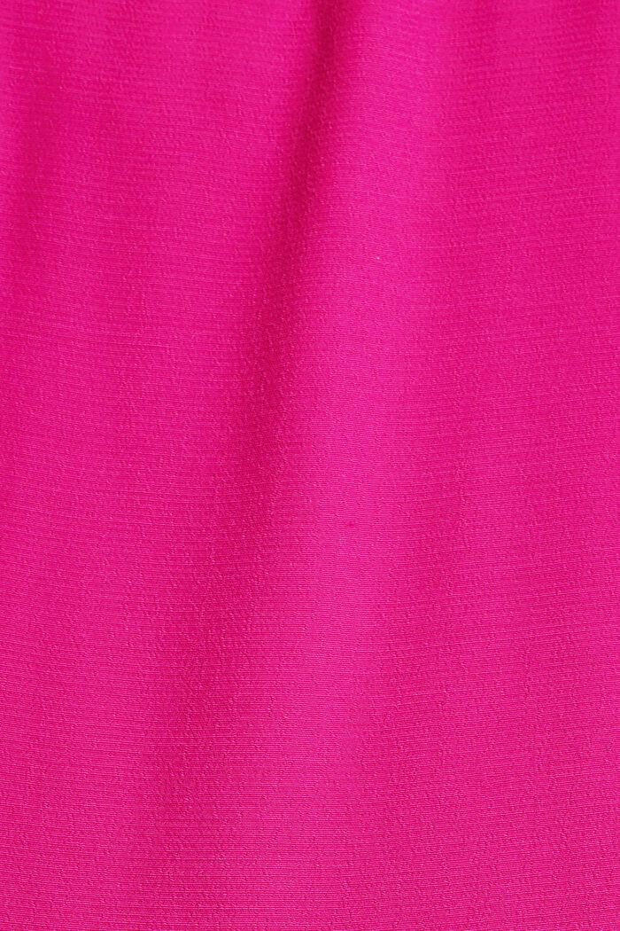 Top blusato con LENZING™ ECOVERO™, PINK FUCHSIA, detail image number 4