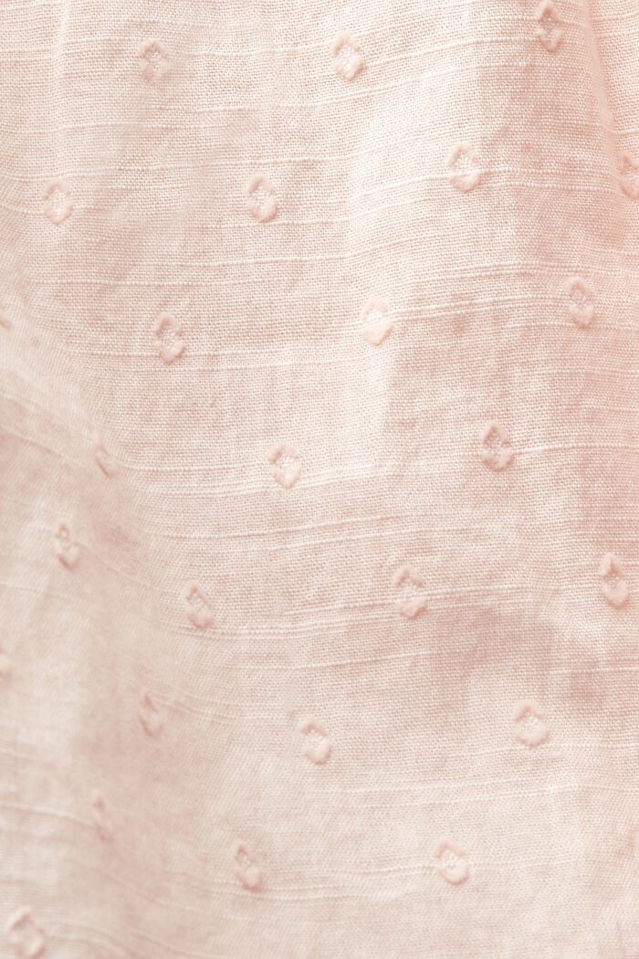 Blusa in plumetis di cotone, PASTEL PINK, detail image number 5