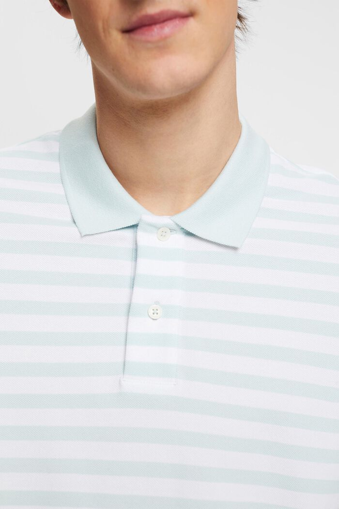 Polo a righe Slim Fit, LIGHT AQUA GREEN, detail image number 2