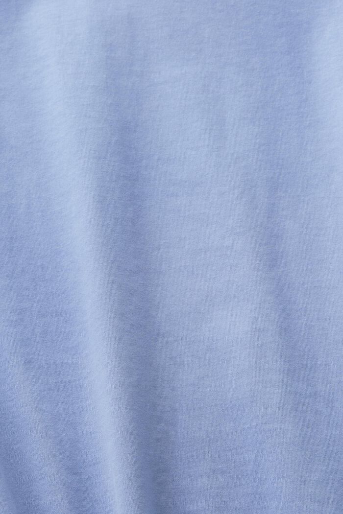 Maglia girocollo a maniche lunghe slim, BLUE LAVENDER, detail image number 5