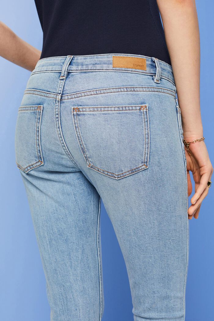 Jeans capri, BLUE BLEACHED, detail image number 2