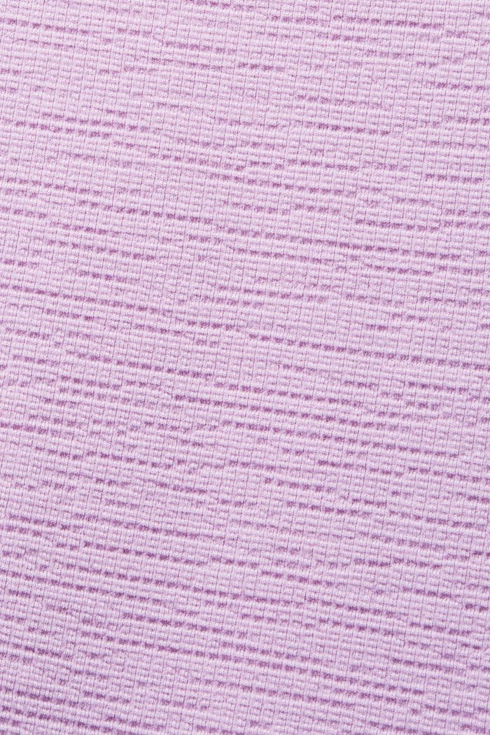 Maglietta a blouson in maglia, VIOLET, detail image number 5