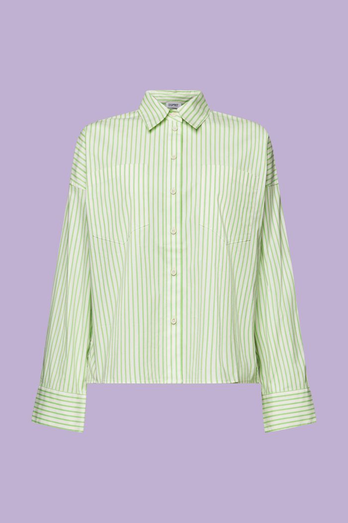 Camicia button-down a righe, GREEN, detail image number 6