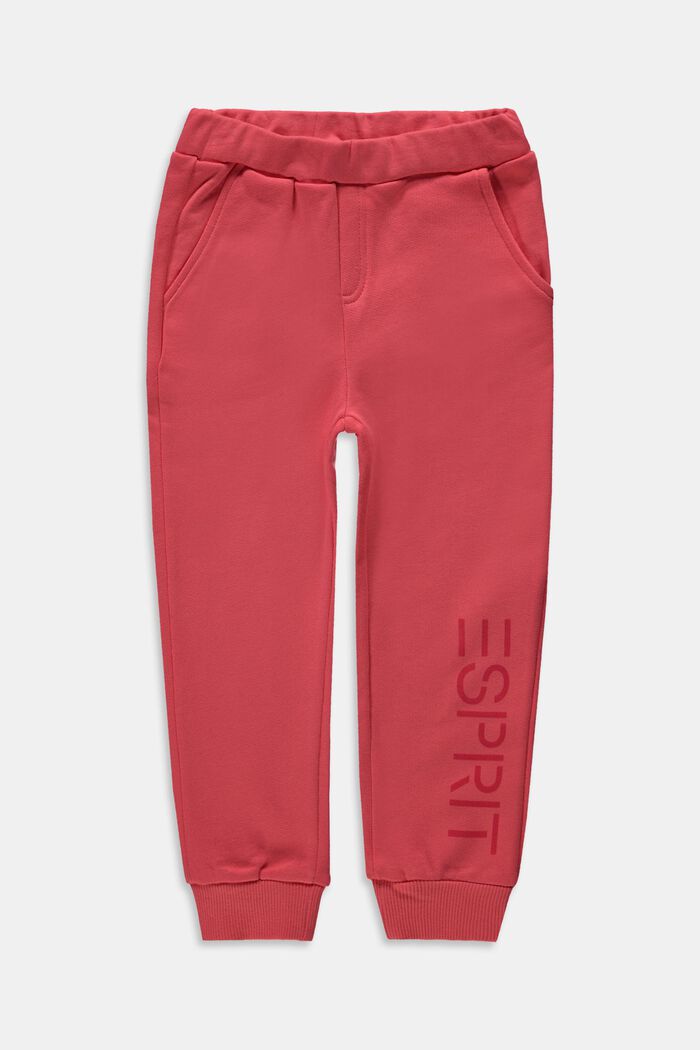 Pantaloni da jogging con stampa del logo, ORANGE RED, overview