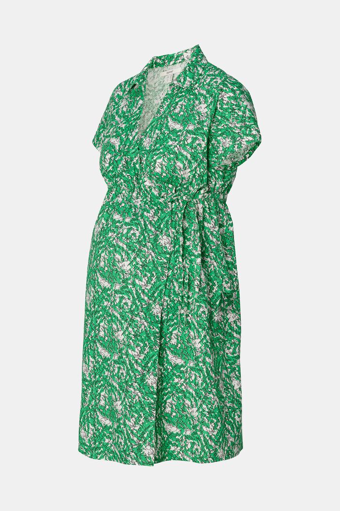 MATERNITY Abito camicia incrociato, BRIGHT GREEN, detail image number 5