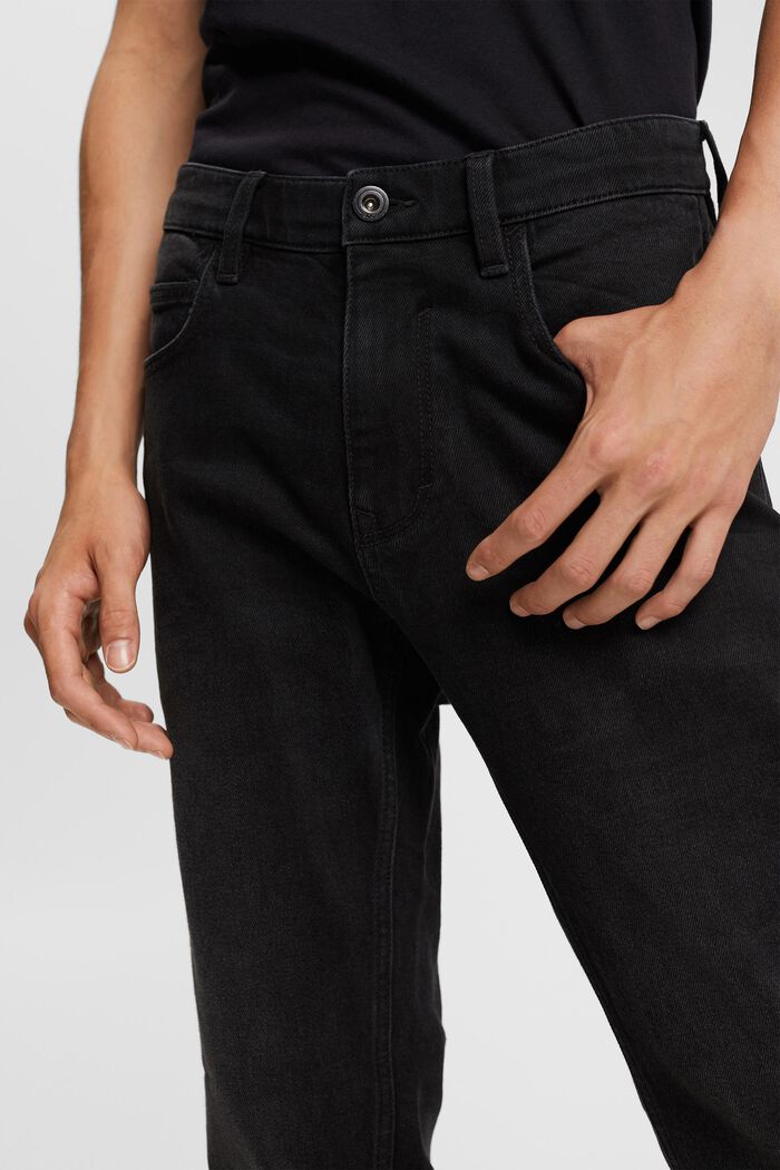 Jeans elasticizzati, BLACK DARK WASHED, detail image number 2