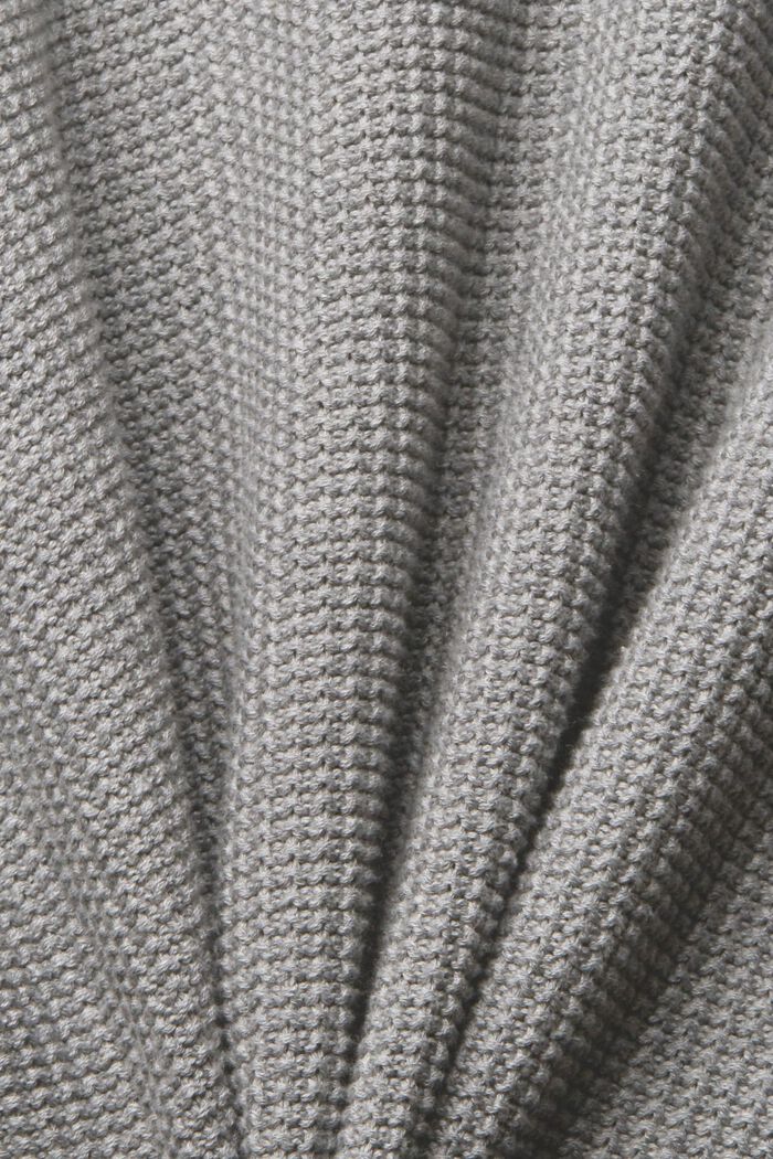 Pullover in puro cotone, MEDIUM GREY, detail image number 1