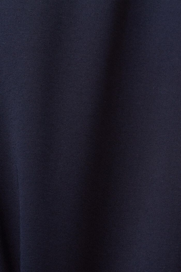 Pantaloni da completo in jersey di cotone piqué, NAVY, detail image number 6