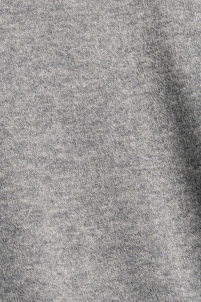 Con cashmere: cardigan con cintura da annodare, MEDIUM GREY, detail image number 4