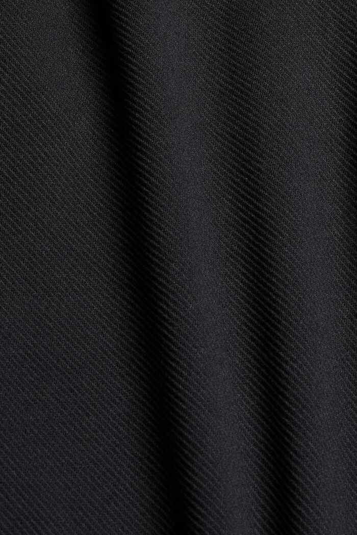 In materiale riciclato: pantaloni stretch con elastico in vita, BLACK, detail image number 4