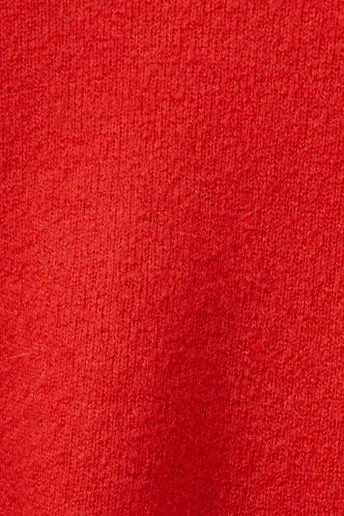 Abito mini in maglia, RED, detail image number 5