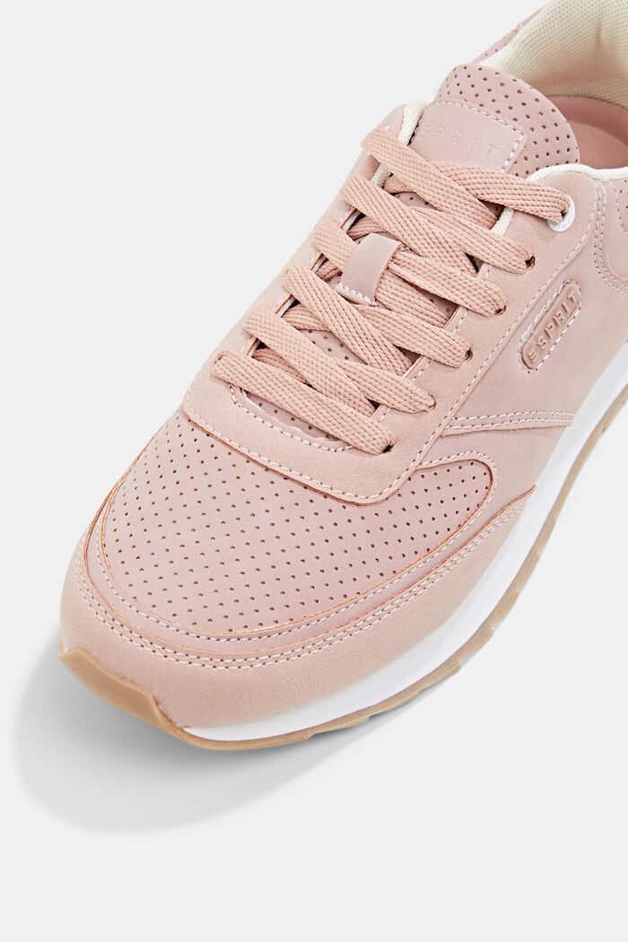 Sneakers in similpelle, LIGHT PINK, detail image number 2