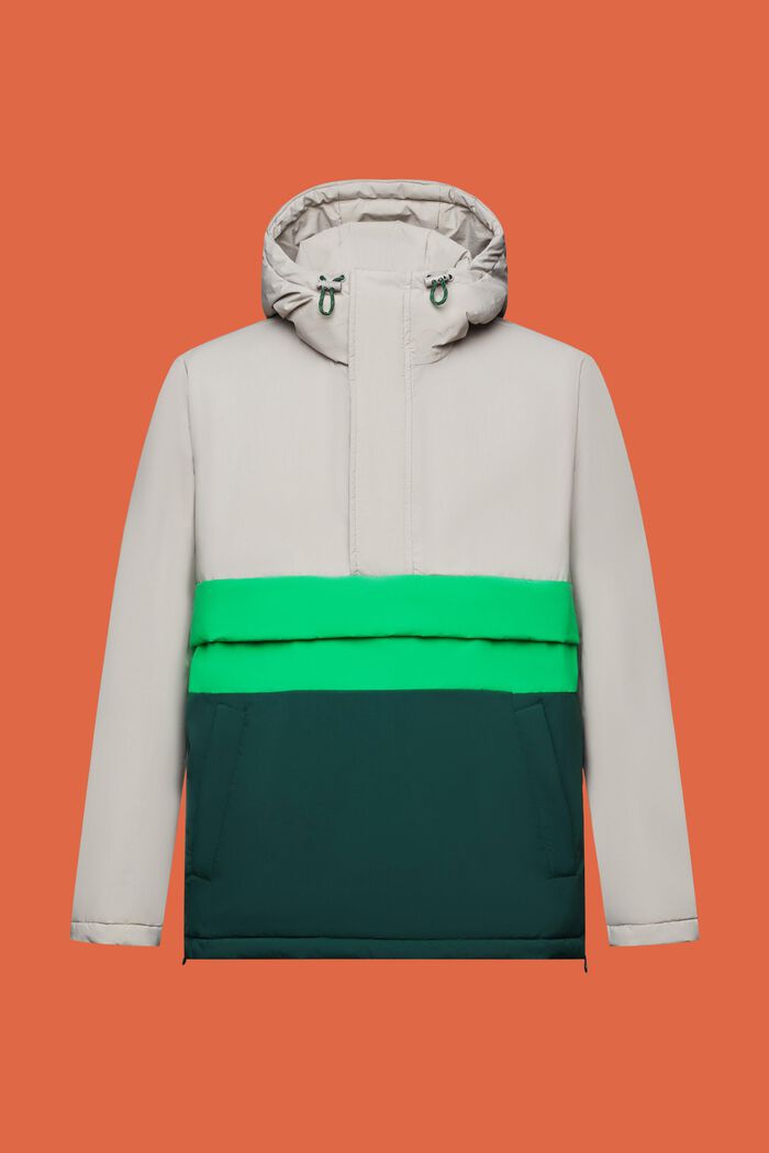 Giacca pullover idrorepellente, EMERALD GREEN, detail image number 8