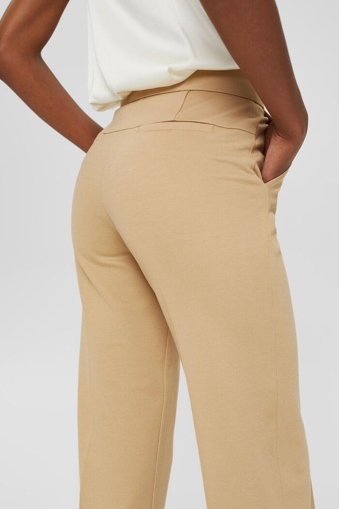 Pantaloni culotte in jersey indeformabile, CAMEL, detail image number 2