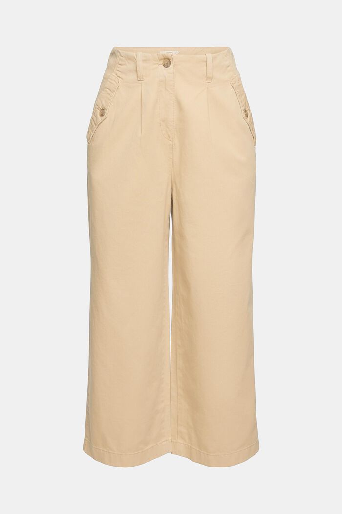 Pantaloni culotte in 100% cotone pima