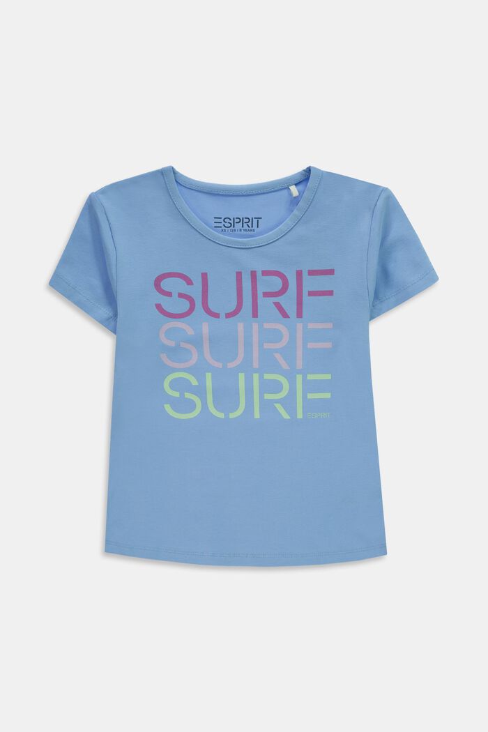 T-shirt con stampa surf in cotone