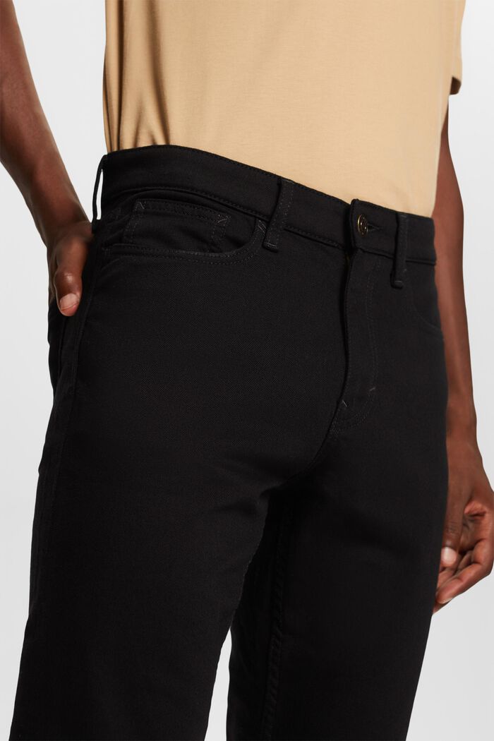 Slim Jeans a vita media, BLACK RINSE, detail image number 2