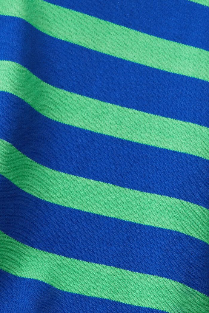 T-shirt a righe con dettaglio attorcigliato, BRIGHT BLUE, detail image number 5