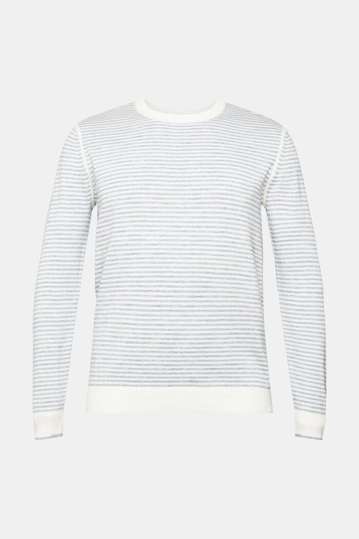 Pullover con motivo a righe, OFF WHITE, detail image number 6