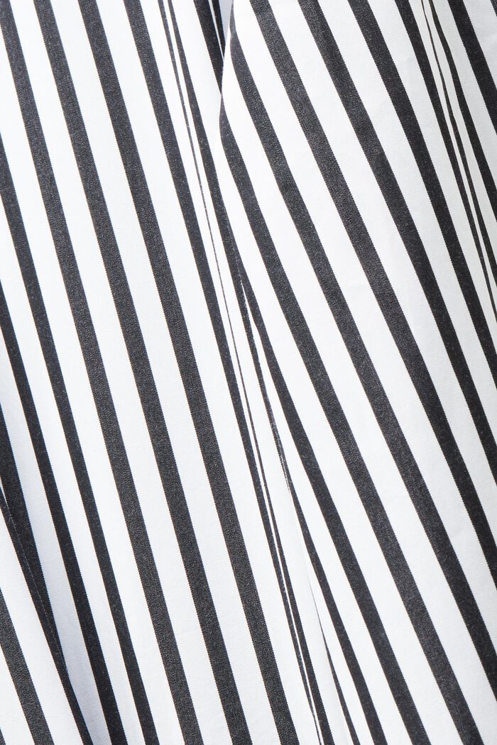 Camicia in popeline a righe, BLACK, detail image number 5